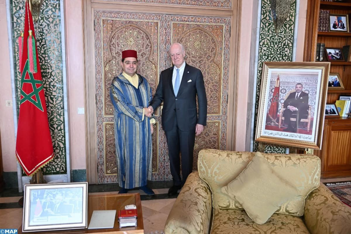 بوريطة يتباحث بالرباط مع السيد ستافان دي ميستورا المبعوث الشخصي للأمين العام للأمم المتحدة للصحراء المغربية
