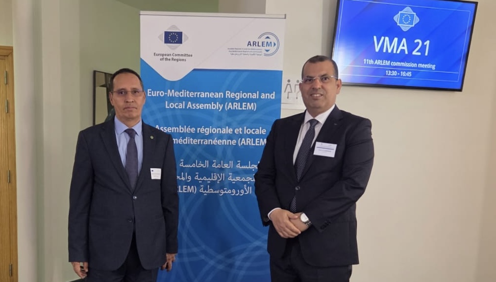 رئيس الجمعية المغربية لرؤساء مجالس العمالات والأقاليم يشارك في أشغال الاجتماع الحادي عشر للجنة التنمية الترابية المستدامة للجمعية الجهوية والإقليمية الأورو متوسطية رئيس الجمعية المغربية لرؤساء مجالس العمالات والأقاليم يشارك في أشغال الاجتماع الحادي عشر للجنة التنمية الترابية المستدامة للجمعية الجهوية والإقليمية الأورو متوسطية