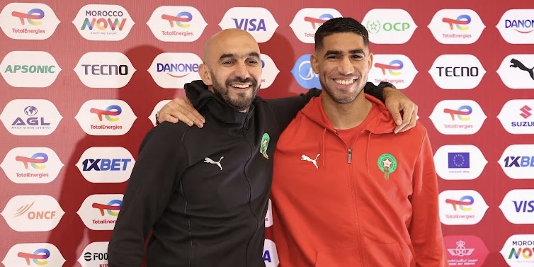 الركراكي يؤكد مشاركة حكيمي أمام زامبيا الركراكي يؤكد مشاركة حكيمي أمام زامبيا