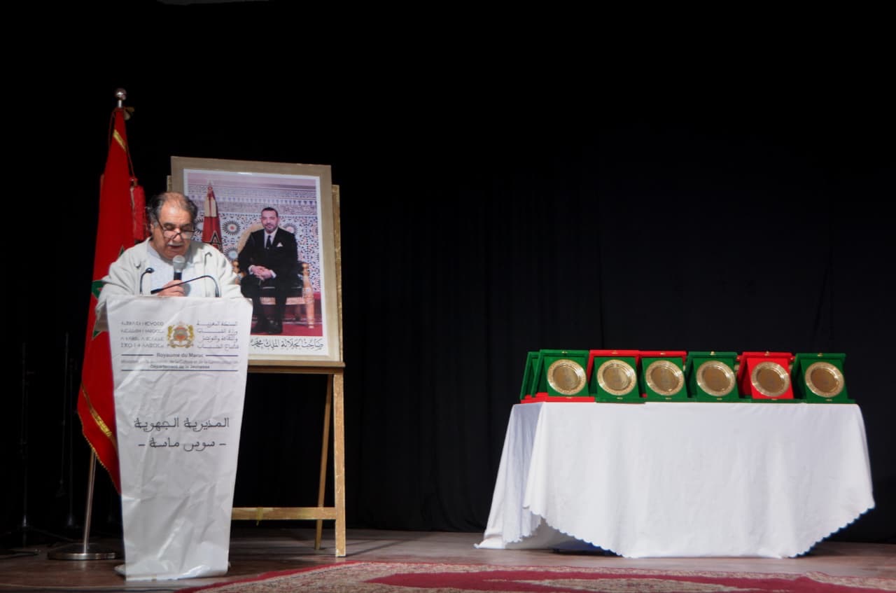 الرابطة المغربية للصحافيين الرياضيين بأكادير تحتفي بنجوم الرياضات المتعددة .. عرس رياضي بأكادير يكرم أبطال الموسم بحضور رسمي وازن الرابطة المغربية للصحافيين الرياضيين بأكادير تحتفي بنجوم الرياضات المتعددة .. عرس رياضي بأكادير يكرم أبطال الموسم بحضور رسمي وازن