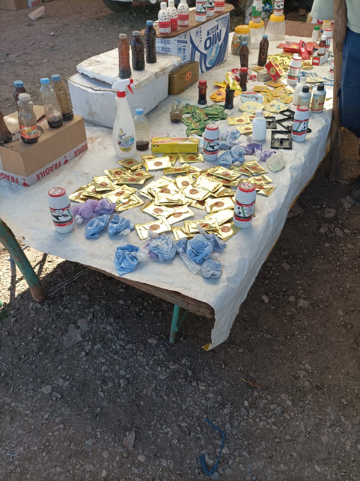 ضبط أدوية بيطرية غير مرخصة بالسوق الأسبوعي بمدينة بني ملال ضبط أدوية بيطرية غير مرخصة بالسوق الأسبوعي بمدينة بني ملال