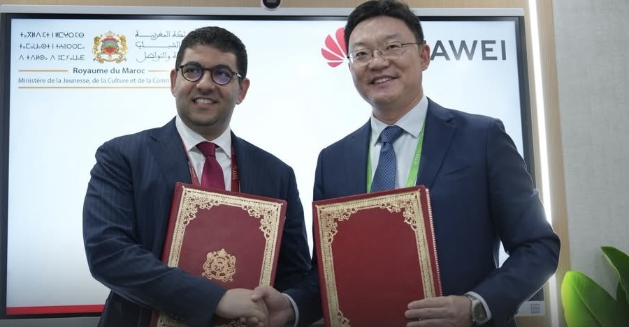 توقيع اتفاقية شراكة استراتيجية بين وزارة الشباب والثقافة والتواصل و”هواوي المغرب” على هامش الافتتاح الرسمي لمعرض GITEX Africa Morocco 2026 توقيع اتفاقية شراكة استراتيجية بين وزارة الشباب والثقافة والتواصل و”هواوي المغرب” على هامش الافتتاح الرسمي لمعرض GITEX Africa Morocco 2026
