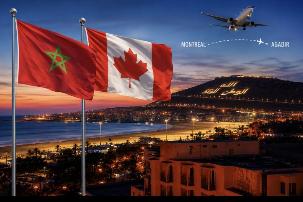 الخط المباشر بين مونتريال وأكادير، محطة مهمة في تعزيز الربط الجوي بين المغرب وكندا